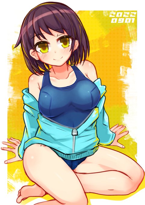 うちのこ委員長さんのスク水パーカー 