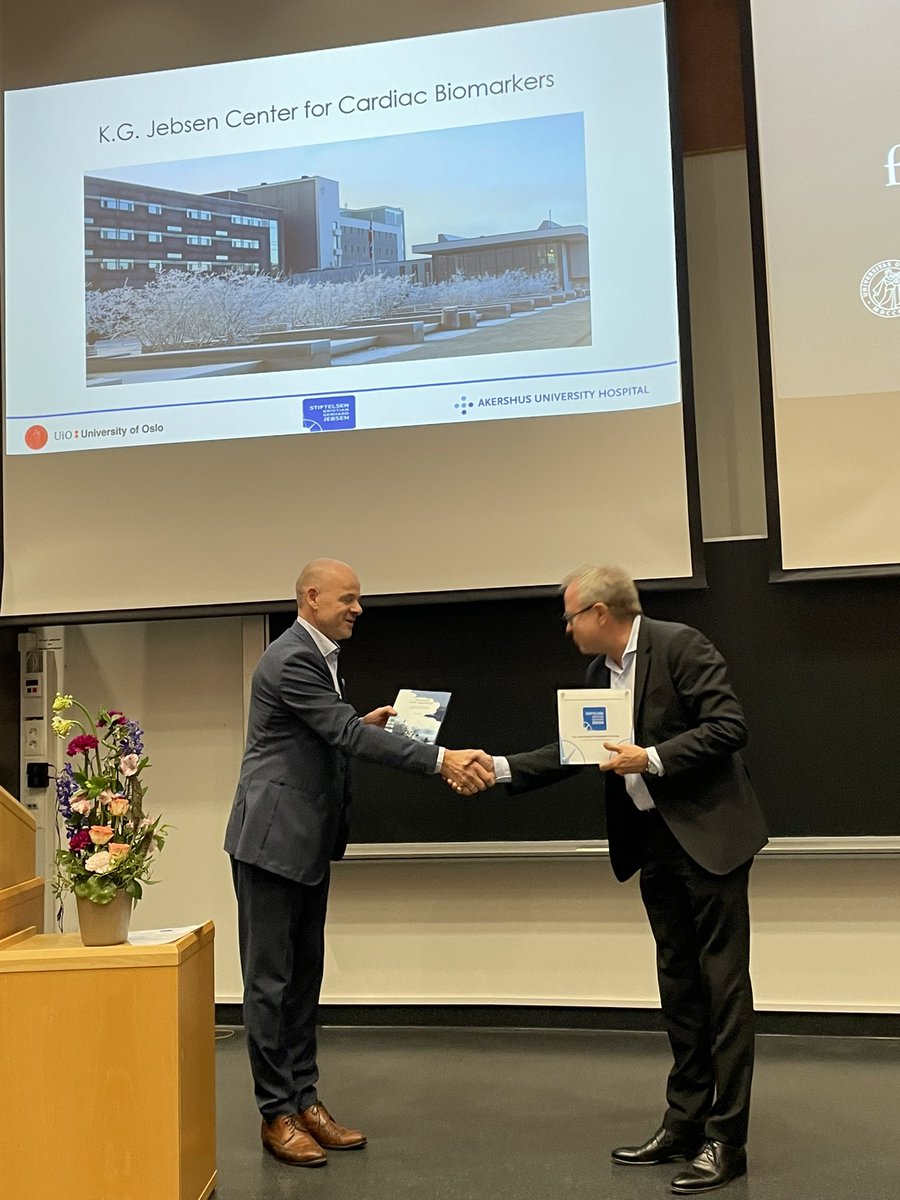 CRG_Norway's tweet photo. Grand opening of the K.G. Jebsen Center for Cardiac Biomarkers 💫 led by @OmlandRn at @Ahus_no @UniOslo_MED 

Fantastic talks from the Scientific Advisory Board members @lamcardio @Vascular_Prot 

Extremely grateful for this opportunity from @stiftkgj! https://t.co/Pr1TxhduEm
