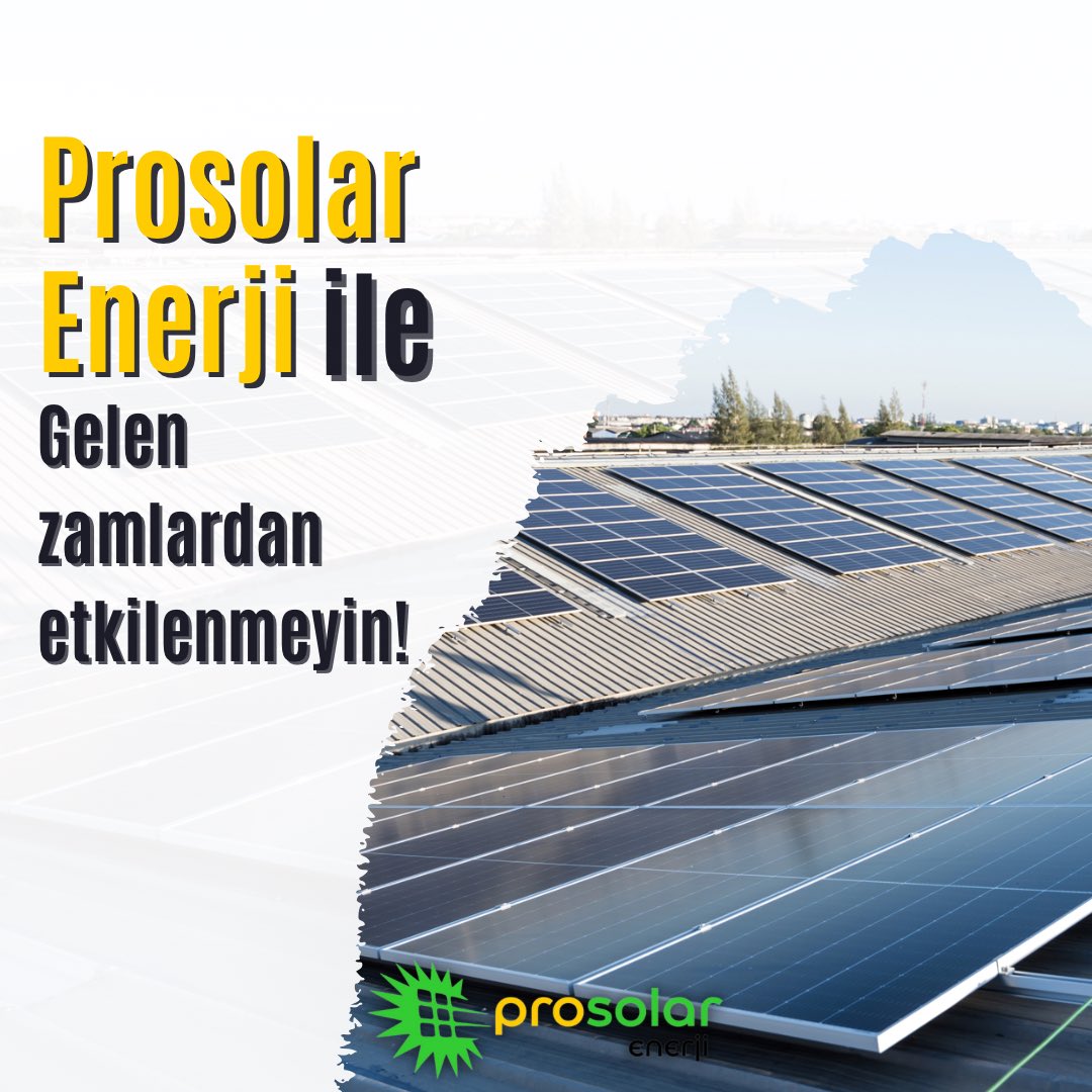 Çatınızdaki enerji ile gelen zamlardan etkilenmeyin! 

Ücretsiz keşif için hemen iletişime geçin. 
Detaylı bilgi;

☎️ 0(216) 484 57 03
✉️ info@prosolar.com.tr

prosolar.com.tr

#ges #çatıges #güneşenerjisi #solarenerji #yenilenebilirenerji #temizenerji #istanbul