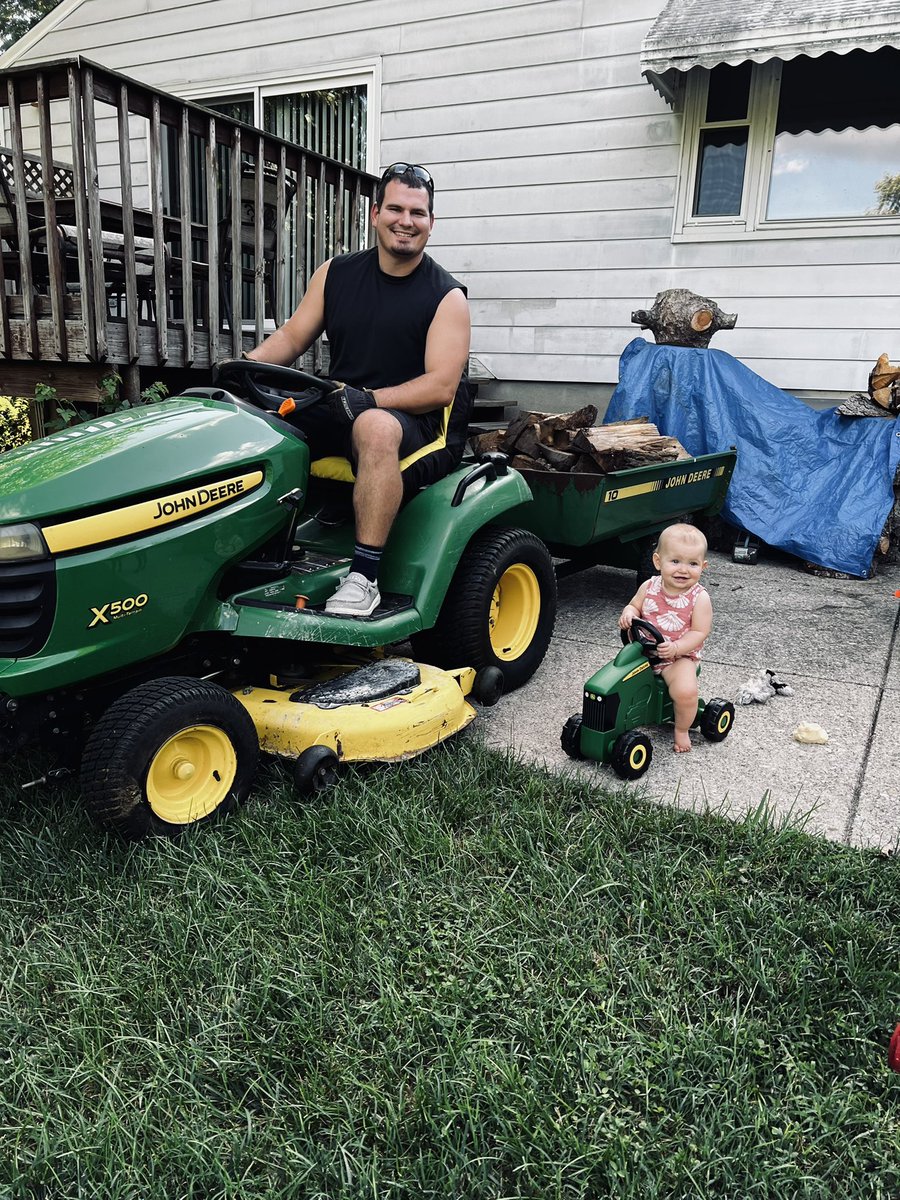 DanicaCheney's tweet photo. Wants to be just like Dada! https://t.co/ggeIC1hGMK