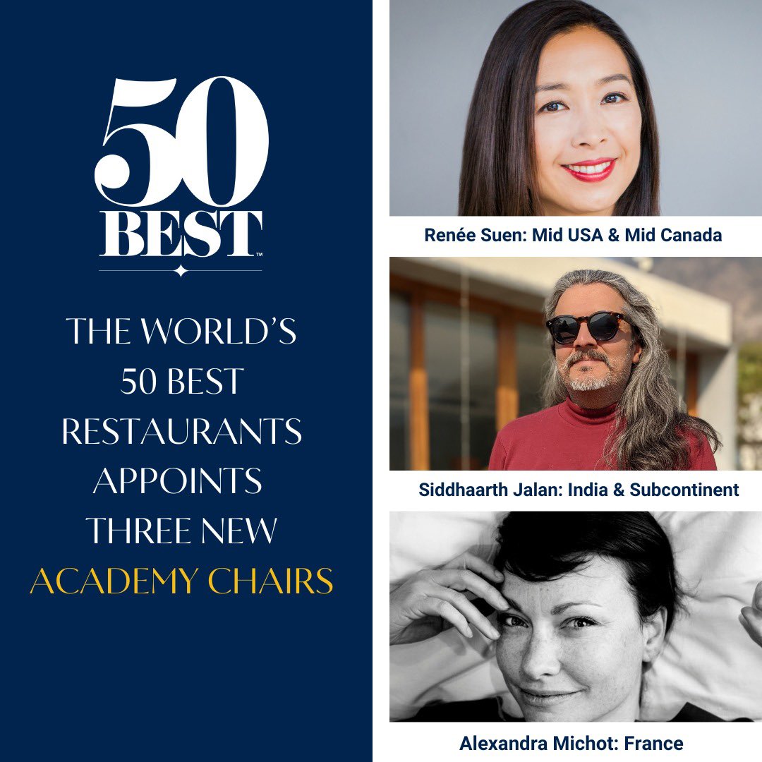 Congratulations <a href="/sjalan/">Siddhaarth Jalan</a>  on being appointed the Chair for for the Indian Sub- continent for @theworlds50best I can’t think of another worthy replacement for the very big shoes of @rashmiudaysingh I am sure this marks  a new chapter for the recognition for Indian restaurants