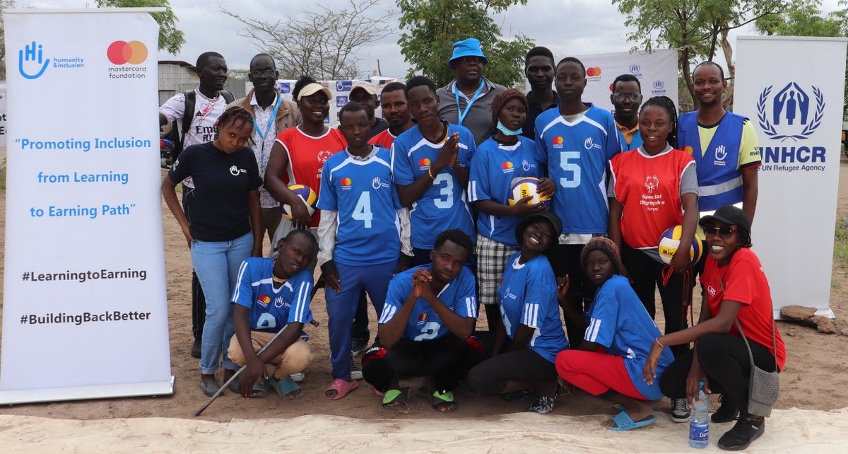 HI_EARegion's tweet photo. #HIKenya 🇰🇪
Throwback to #youthday2022 celebration in partnership with @INVERInitiative and @UNHCR_Kenya: sitting volleyball, play corner, speeches and COVID-19 vaccination. 
📍 Kakuma Refugee Camp
@MastercardFdn @MOH_Kenya https://t.co/SLUR02UIbo