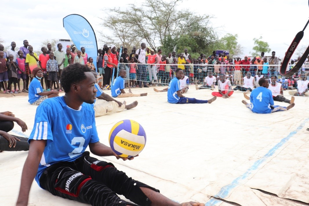 HI_EARegion's tweet photo. #HIKenya 🇰🇪
Throwback to #youthday2022 celebration in partnership with @INVERInitiative and @UNHCR_Kenya: sitting volleyball, play corner, speeches and COVID-19 vaccination. 
📍 Kakuma Refugee Camp
@MastercardFdn @MOH_Kenya https://t.co/SLUR02UIbo