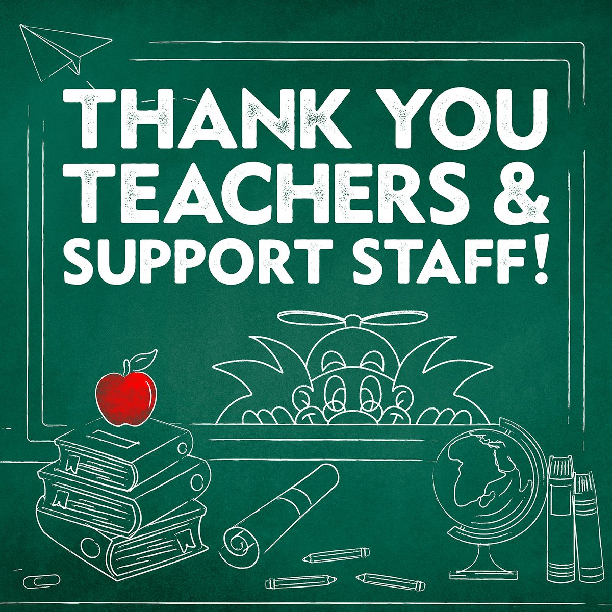 It’s “THANK-A-TEACHER” THURSDAY! We’re fortunate to have amazing teachers &amp; staff that work tirelessly each day. Teaching is “heart” work, but today, let's recognize them for all that they do. Shout them out! Tag a teacher or school to let them know they are appreciated &amp; why.