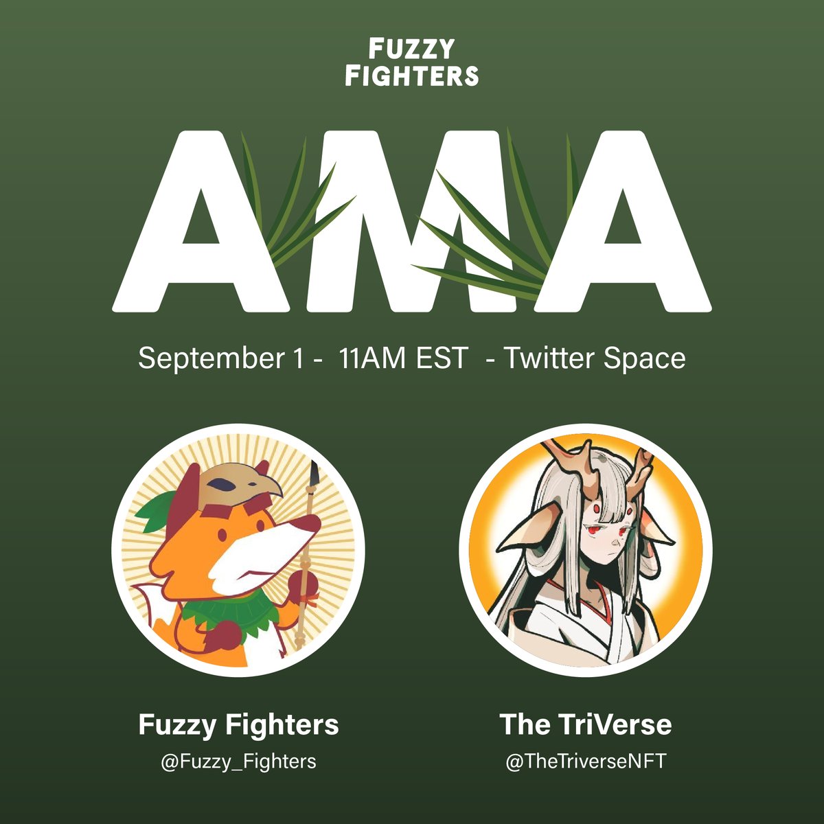 AstroFuzz_'s tweet photo. 🎉 Upcoming AMA with @TheTriverseNFT 🎉

Triverse is a NFT-Driven Play-To-Earn with Innovative Tokenomics and Marketplace. 

⏰  : 4H from now
🎁  : 2 WL Spots up for grab ! https://t.co/jy4ZMYluOb