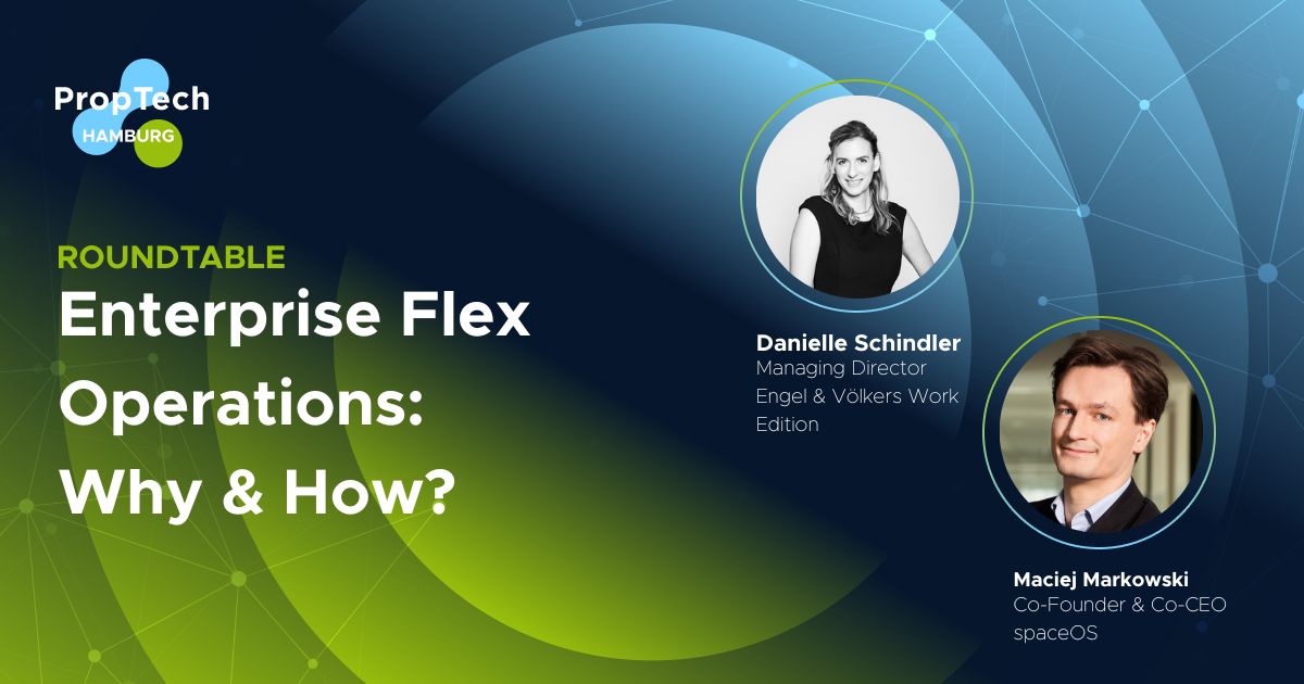 Demand for flexibility pushed large asset managers &amp; commercial real estate firms to launch #flexspace offerings. <a href="/spaceOS_tech/">spaceOS</a> powers many of them, including Work Edition of <a href="/EngelVoelkersHQ/">ENGEL & VÖLKERS Global</a>
proptechhamburg.com
#commercialrealestate #futureofwork #coworking