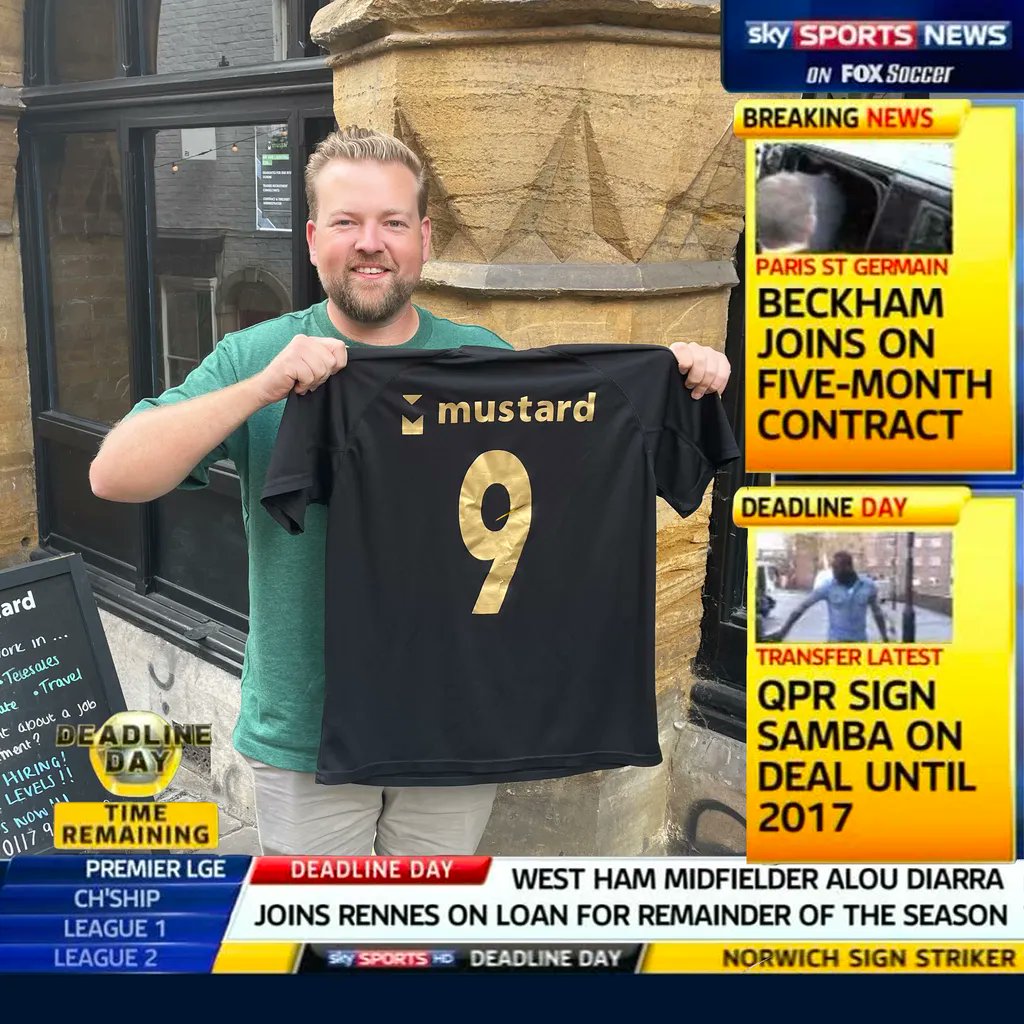 💥TRANSFER DEADLINE DAY - BREAKING NEWS💥
Big welcome to Gregg Raven who has joined the mustard team as a Financial Controller.
Working alongside our FD Ian Prophet we know Greg's passion for numbers and attention to detail will make a great addition to the Back Office Squad.