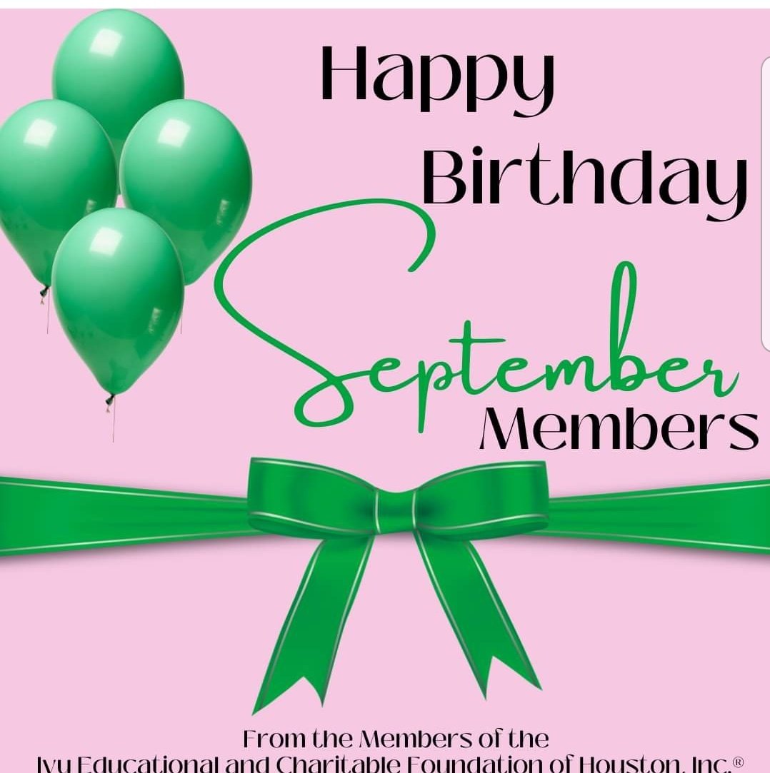 IvyEACF's tweet photo. Happy Birthday September babies! Enjoy your month as family and friends celebrate your life! Happy Birthday! #IEACF #IvyEACF  #HappyBirthday https://t.co/j78LWqgB5q
