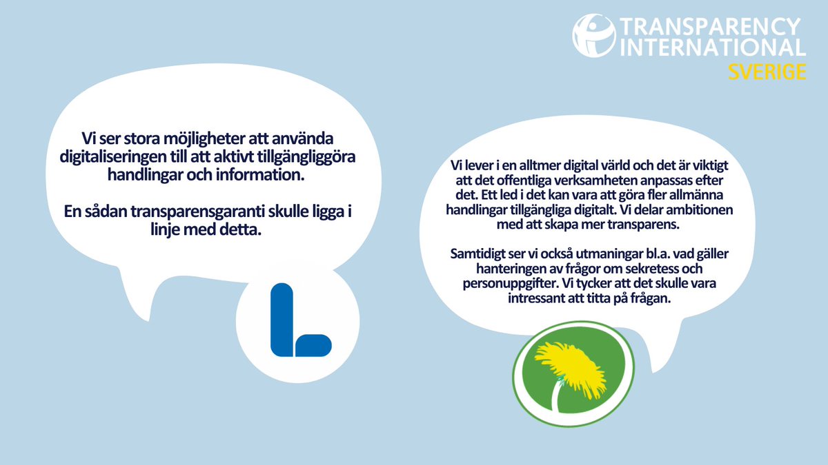 Transparency International Sverige tweet media