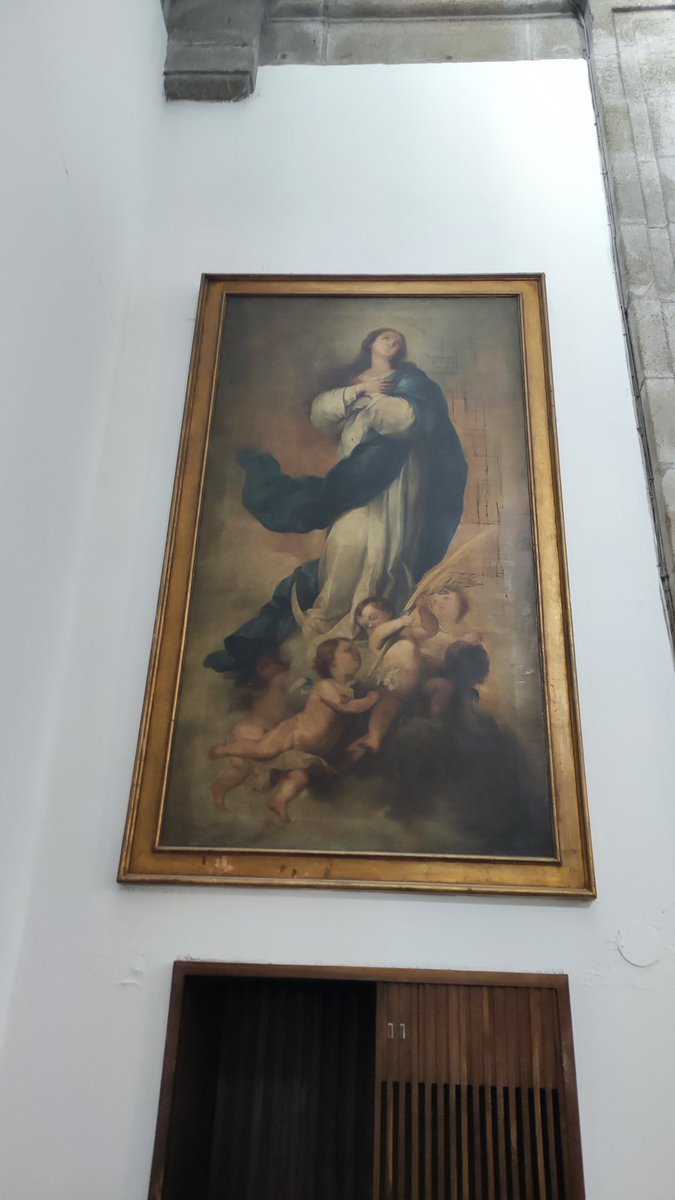 Prezer9's tweet image. Copia de la Inmaculada de "Aranjuez" de #murillo en la iglesia de Santa Susana (santiago de compostela)