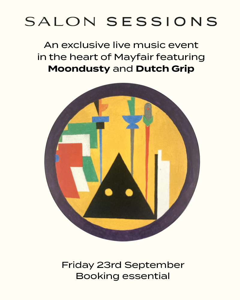 ...Im back on the drum kit for this show with Moondusty at 56 Brook Street London W1K5NE on Friday 23rd September, the brilliant @DutchGrip performing also... free entry, booking essential: eventbrite.com/e/salon-sessio…