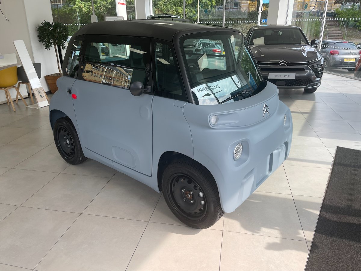 Look what's arrived at Charters Citroen Aldershot! Come and test drive the New electric AMi first! 

charterscitroen.com/new-cars/ami/

#CitroënAmi #NotACar #EV #Electric #Quadricycle