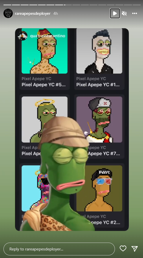 Pixel Apepes tweet media