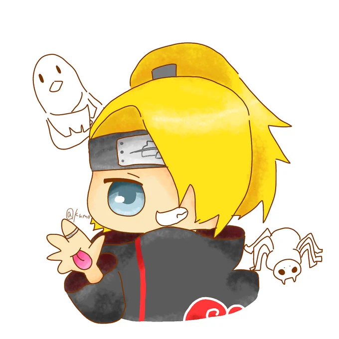 芸術仲間だと思ってる推しのデイダラくん 