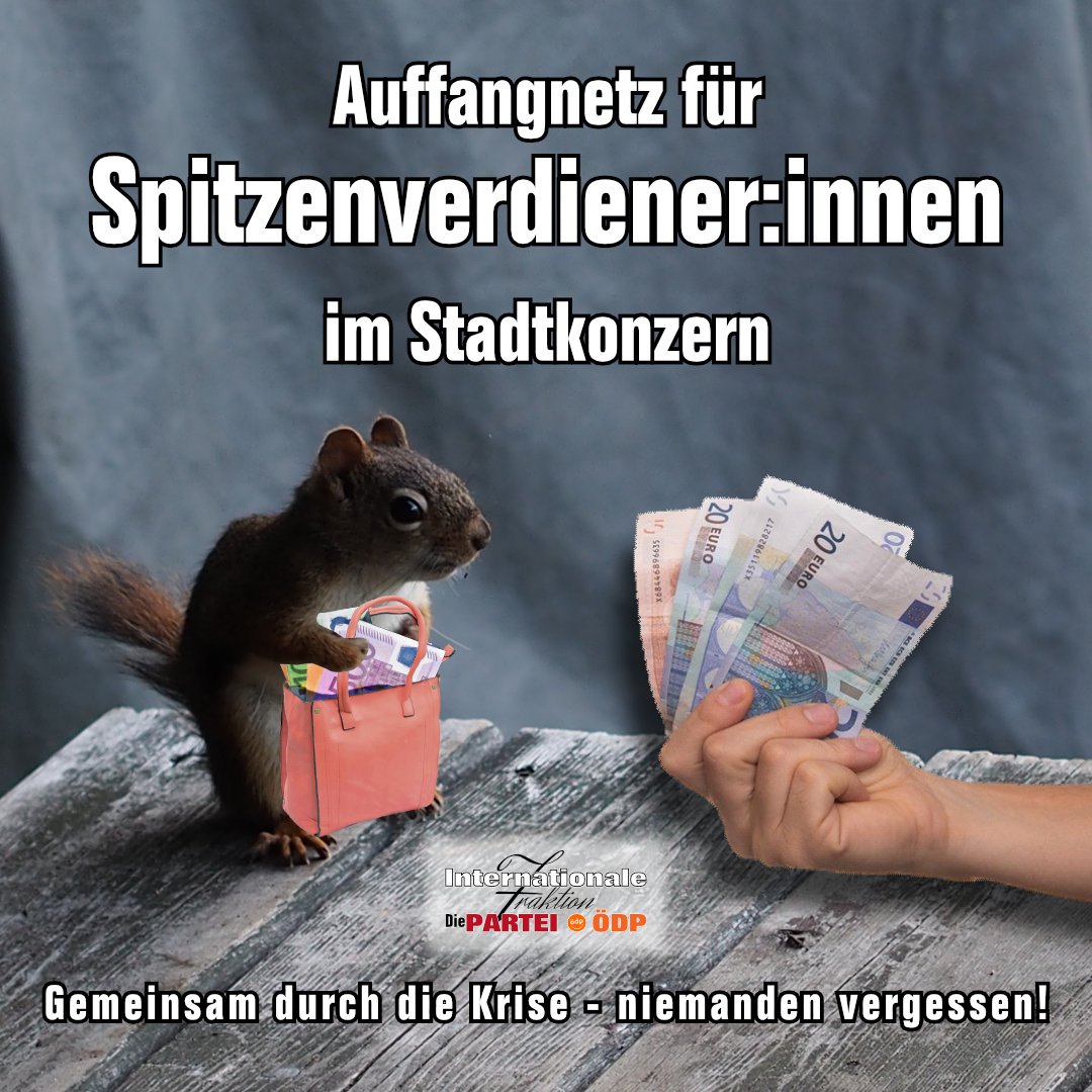 Lasst uns bei allen Krisen, Inflation und steigenden Energiekosten nicht diejenigen vergessen, die das besonders schwer trifft: Die Spitzenverdiener:innen! Was meint ihr, was so ein Drittwagen kostet?!?11!ß
#capitalism #zusammenhalten #RatMS #Eichhörnchen
instagram.com/p/Ch9jR30LsS-/