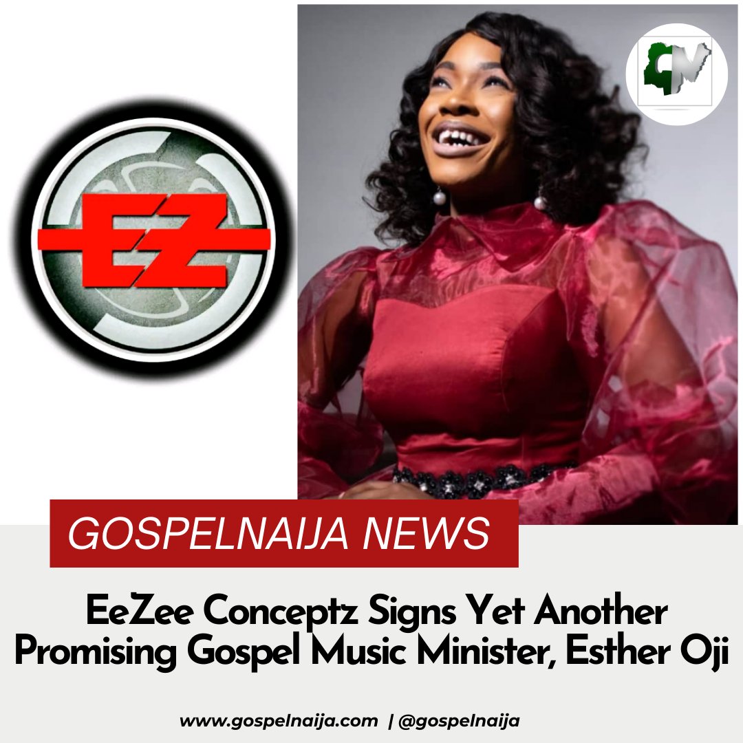 GospelNaija's tweet photo. Eezee Conceptz signs yet another promising gospel music minister, Esther Oji.
Join us Welcome to EeZee Conceptz, Esther Oji.
Follow @officialestherojir
@EeZeeConceptz18 #GODISFAITHFUL #ALLISINORDER #GospelMusic #NigerianGospelMusic #GospelNaija #GospelMusicPromotion https://t.co/8NWbVGnySN
