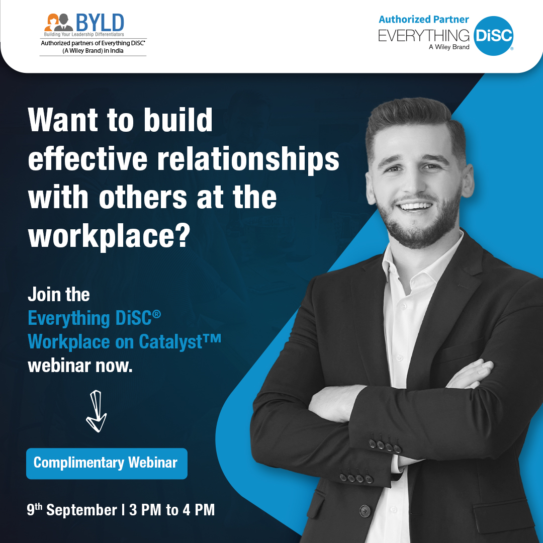 ByldAssessments's tweet photo. A positive workplace culture depends on how well employees know each other to establish an effective work collaboration.
Hurry up and register now: https://t.co/r94CKSA97V
#byldgroup #BYLD #everythingdisc #workplace #workculture #everythingdiscworkplace #webinar https://t.co/TtGpa09tys