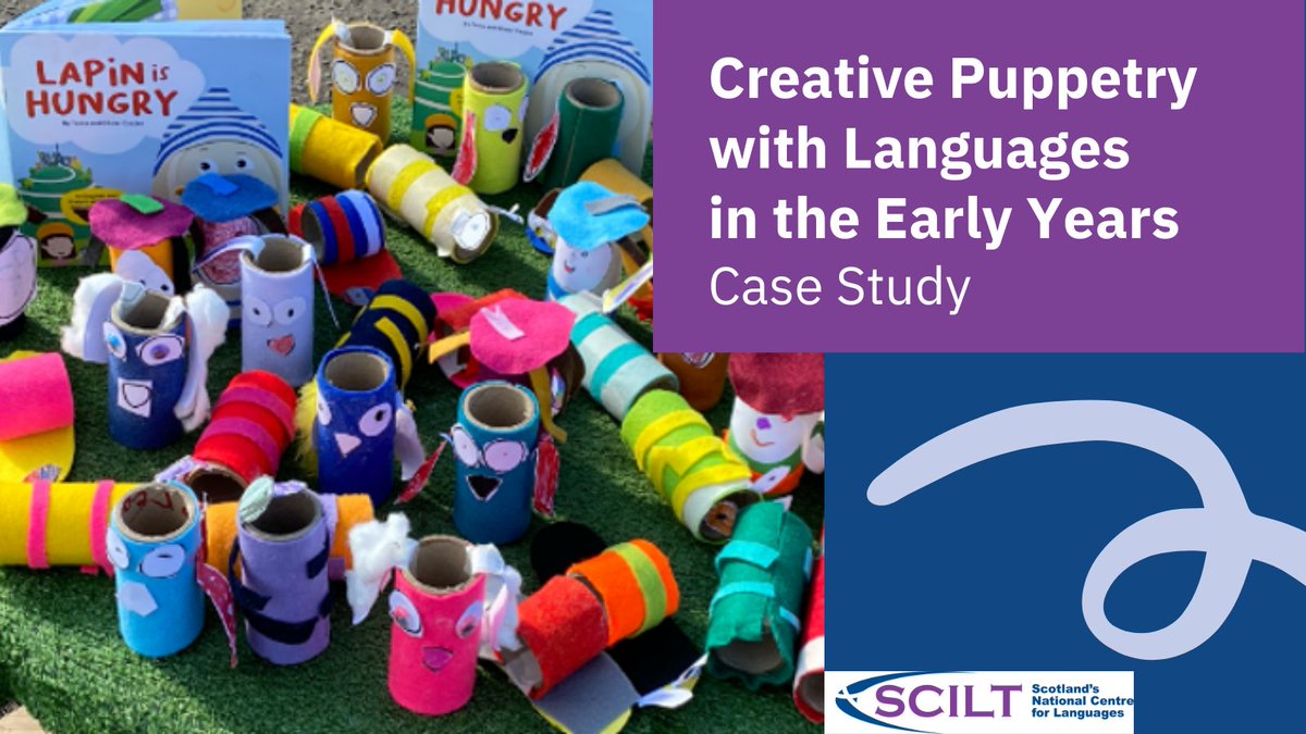 scottishcilt's tweet photo. Our Early Years Creative Puppetry case study demonstrates how the use of puppet-making and bilingual storybooks can be an effective approach to support language learning at Early Level within a play-based setting. Read the case study on our website: https://t.co/acM3af10dR https://t.co/Sk1MbXMSFr