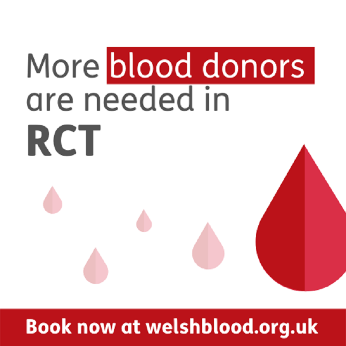 RCTCouncil's tweet photo. Welsh Blood Service is appealing for life-saving donations and is hosting donor sessions across our County Borough throughout September. Book your appointment online now. Every donation really does help to save lives @WelshBlood  https://t.co/39Dd0xB0lG https://t.co/4NjrL263ED