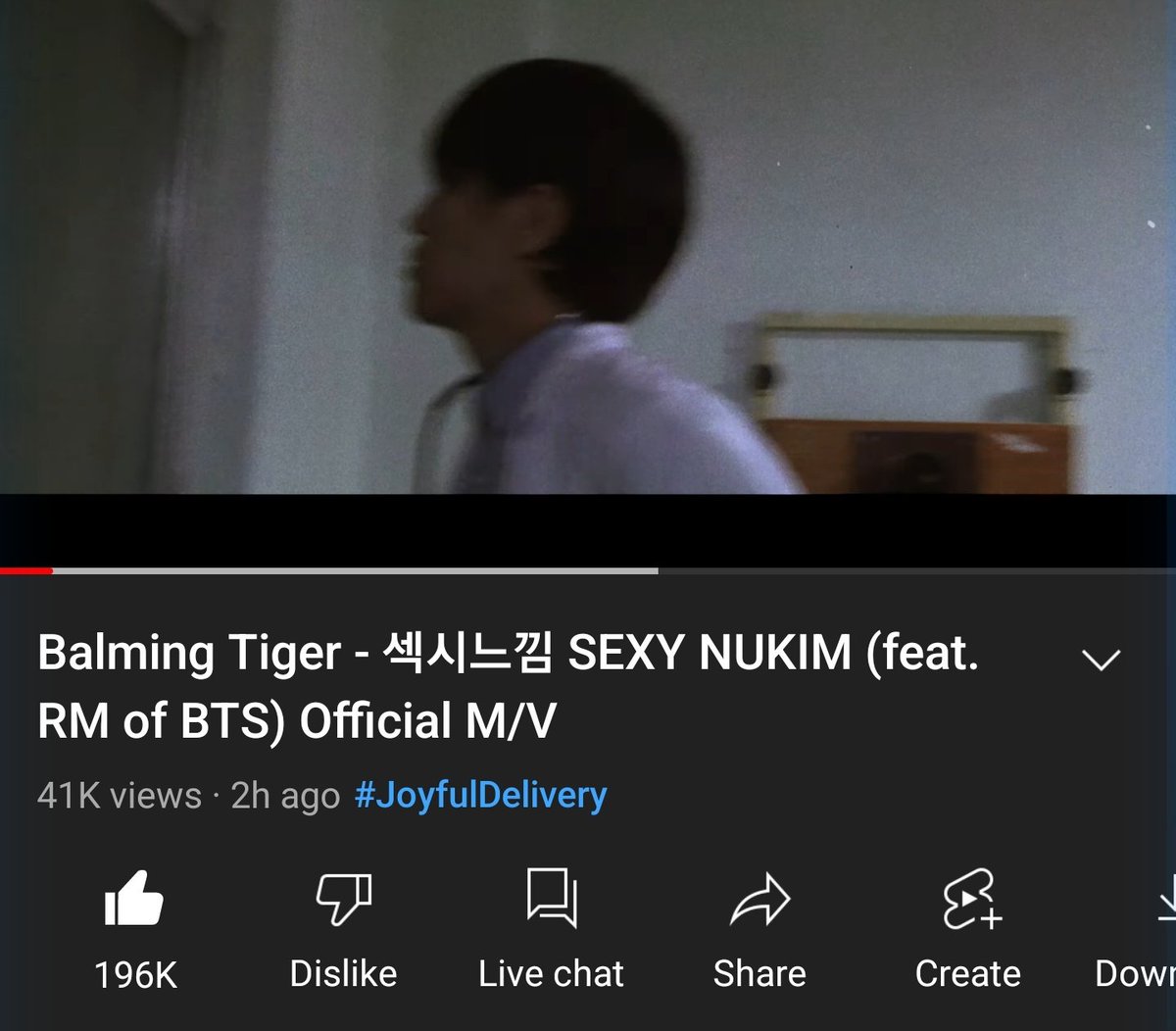 BTStreamSociety's tweet photo. YOUTUBE I #SEXYNUKIM MV COUNT: 
as of 7:00 PM PHT - 2nd hour -

🌐 Global 
💻 VIEWS - 41,903
👍 LIKES - 196K

Steady streams ARMY, we will get these views higher. 

#섹시느낌
#balmingtiger
@balmingtiger
@BTS_twt #BTS #RM https://t.co/7BWKGfVDNv