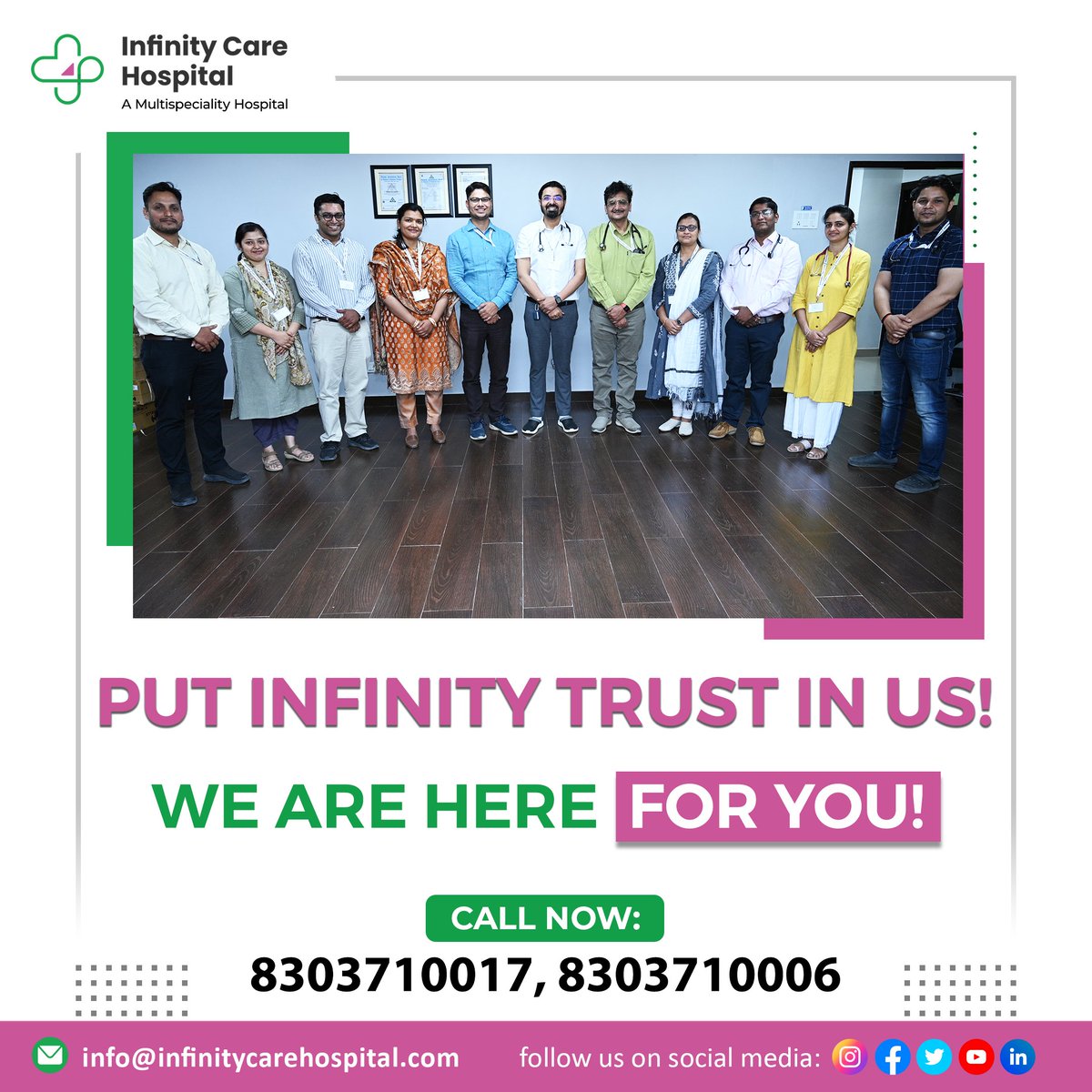 InfinityCareVNS's tweet photo. Book an appointment: https://t.co/jFKaQniN8Y
#infinitycarehospital #cardiologistinvaranasi #hospitalinvaranasi #cghshospital https://t.co/b7mVu1SDoD https://t.co/s6duFwwAYi