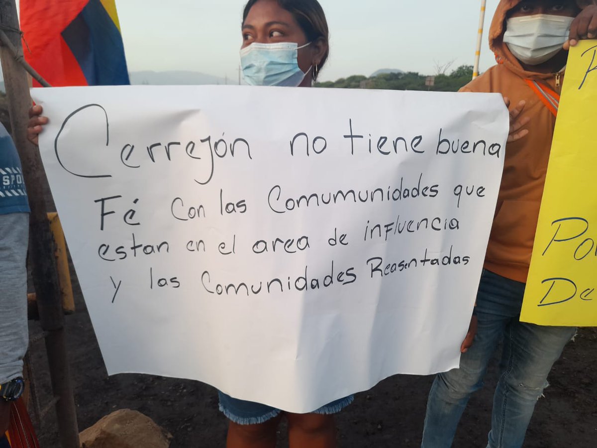 Indepaz's tweet photo. Las comunidades, entre otras, son: corregimiento de Papayal, Manantialito, Barrancón, Vereda de Sierra Azúl, Cocotazo, San Francisco, Tamaquito II y otras comunidades reasentadas. https://t.co/zXgUbQwnqv