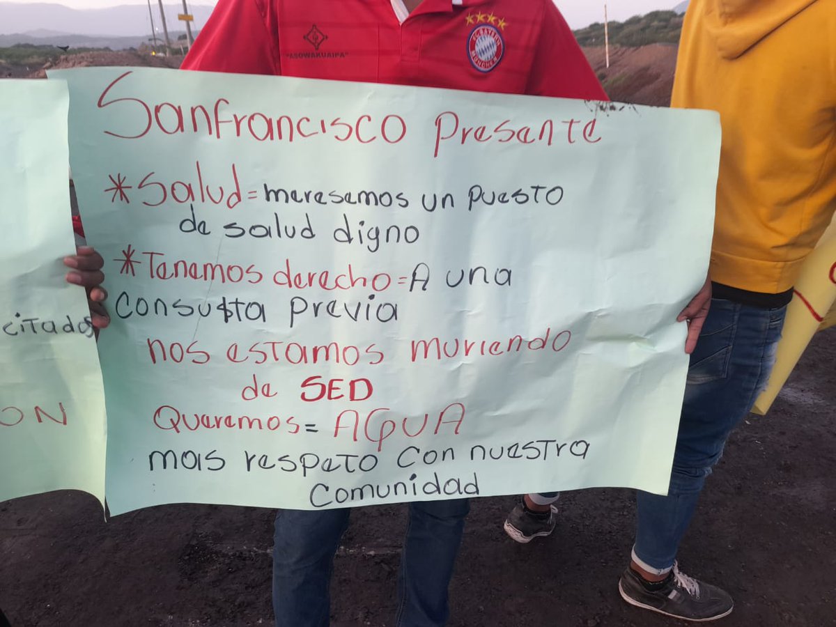 Indepaz's tweet photo. Las comunidades, entre otras, son: corregimiento de Papayal, Manantialito, Barrancón, Vereda de Sierra Azúl, Cocotazo, San Francisco, Tamaquito II y otras comunidades reasentadas. https://t.co/zXgUbQwnqv
