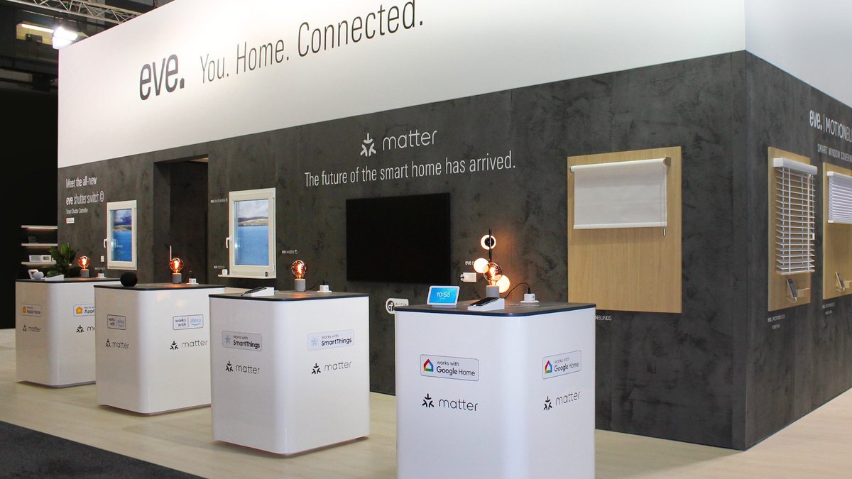 meeteve's tweet photo. Eve continues leading the way in innovative smart home technologies. We're proud to be one of the first to demo different platforms controlling Eve devices through Matter at #IFA2022.
Thrilled to work alongside @Apple @googledevs @alexa99 @smartthings @CSAiot
#CountdowntoMatter https://t.co/0APH2cYr5g