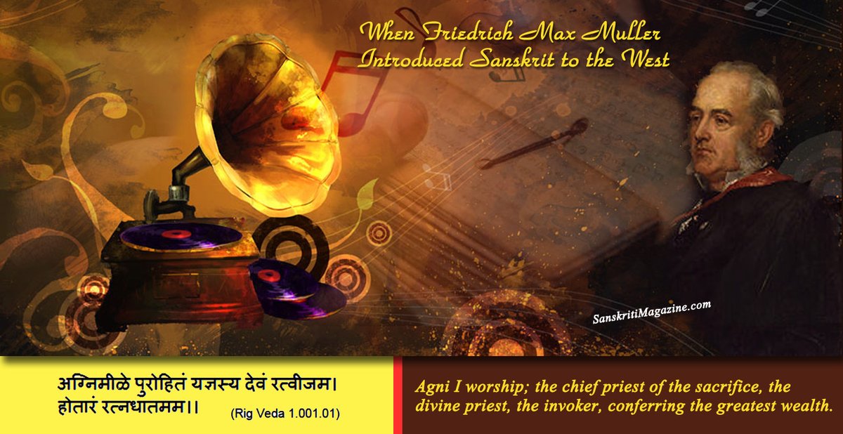 When Friedrich Max Muller Introduced Sanskrit to the West!

#LongThread https://t.co/3Ot8toSRlJ