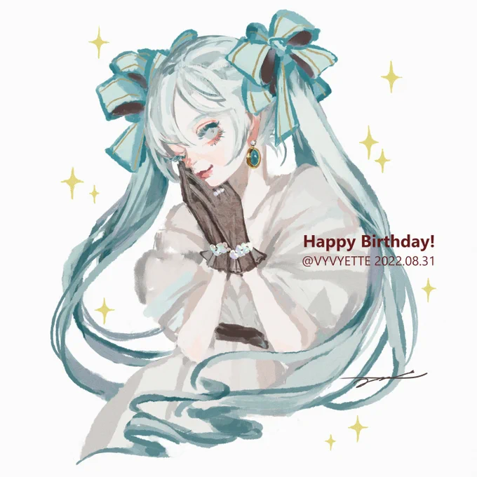 ミクさん、Happy Birthday! 