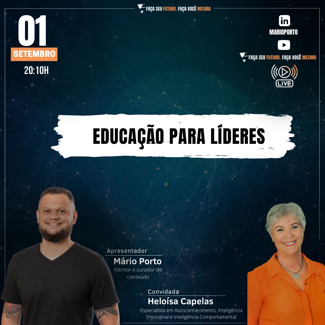 HeloisaCapelas's tweet photo. Vamos falar sobre a formação do NOVO LÍDER? Hoje, às 20h10, estarei com Mário Porto (@portomario), do canal Faça Seu Futuro - Faça Você Mesmo, para um bate-papo especial sobre este tema.
Te espero em https://t.co/QXdRlFCRR2

#Autoconhecimento #EducaçãoParaLíderes #Liderança https://t.co/Txy0wQl6ba