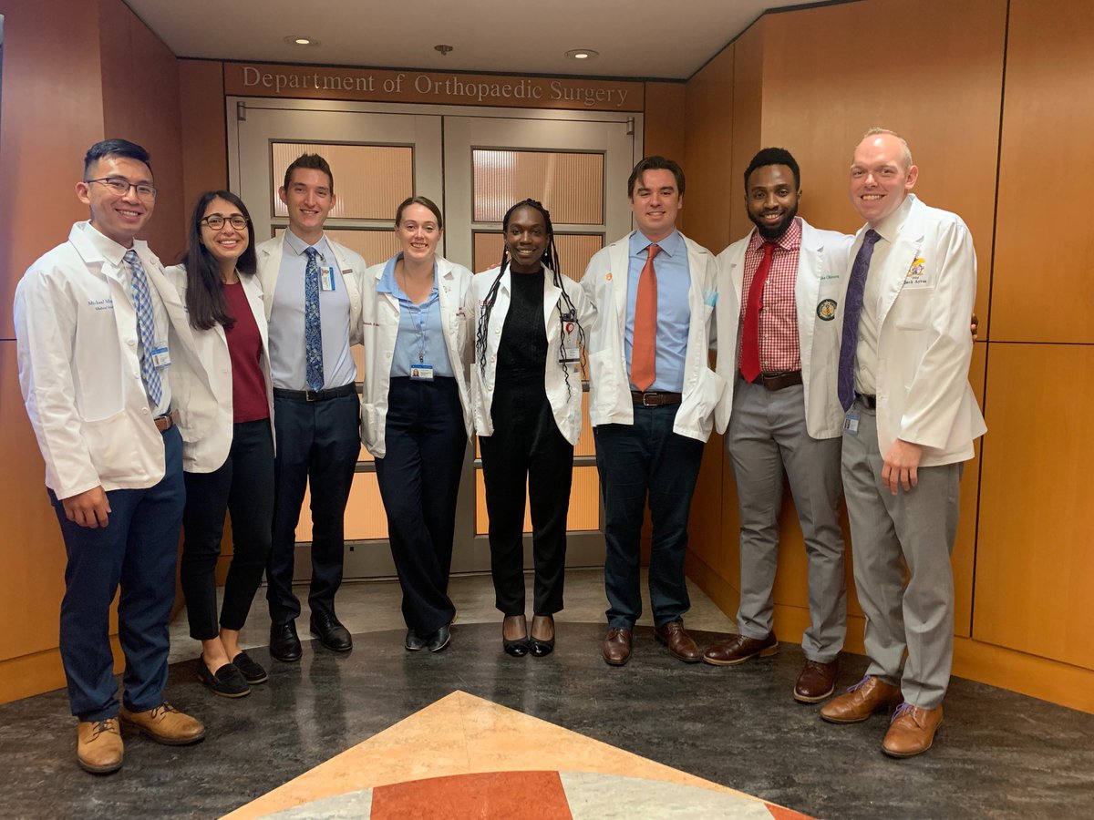 Welcome <a href="/OrthoColumbia/">Columbia Orthopedics</a> September sub-I's representing UCLA, Northwell, FAU, Harvard, RWJ, UT-San Antonio, UAB, and Kansas! Great to have so many states and schools represented. <a href="/Inside_TheMatch/">Inside The Match</a> <a href="/MSOSOrtho/">Medical Student Orthopedic Society</a> <a href="/orthomentor1/">orthomentor</a> <a href="/nth_dim/">Nth Dimensions</a> @PerryInitiative <a href="/RJOSociety/">Ruth Jackson Orthopaedic Society</a>