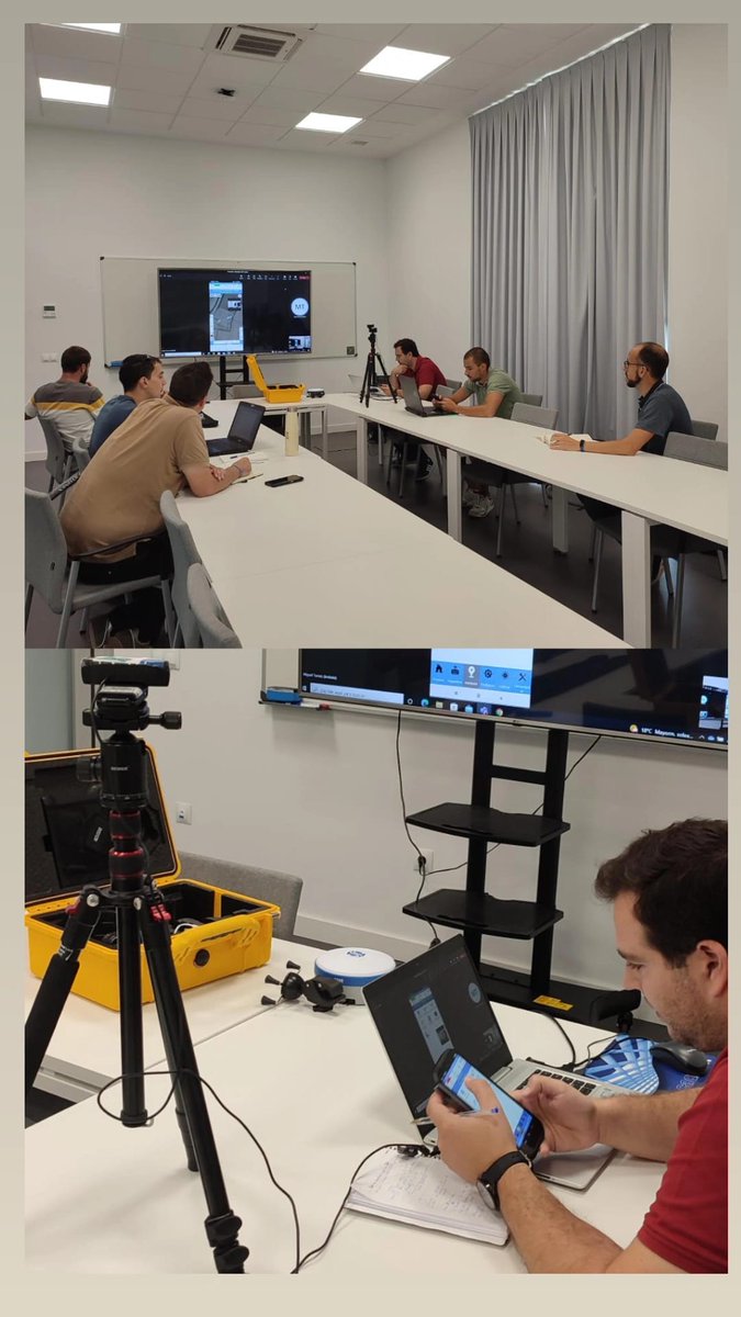 UFIL_Cuenca's tweet photo. Hoy, parte del equipo #UFIL ha realizado una sesión de formación con equipos de topografía GPS para gestión forestal, en la que nos han acompañado los chicos de @geforestesp , @DendronForestal  y @ModusHabitare 💻 https://t.co/vVYZjwc745