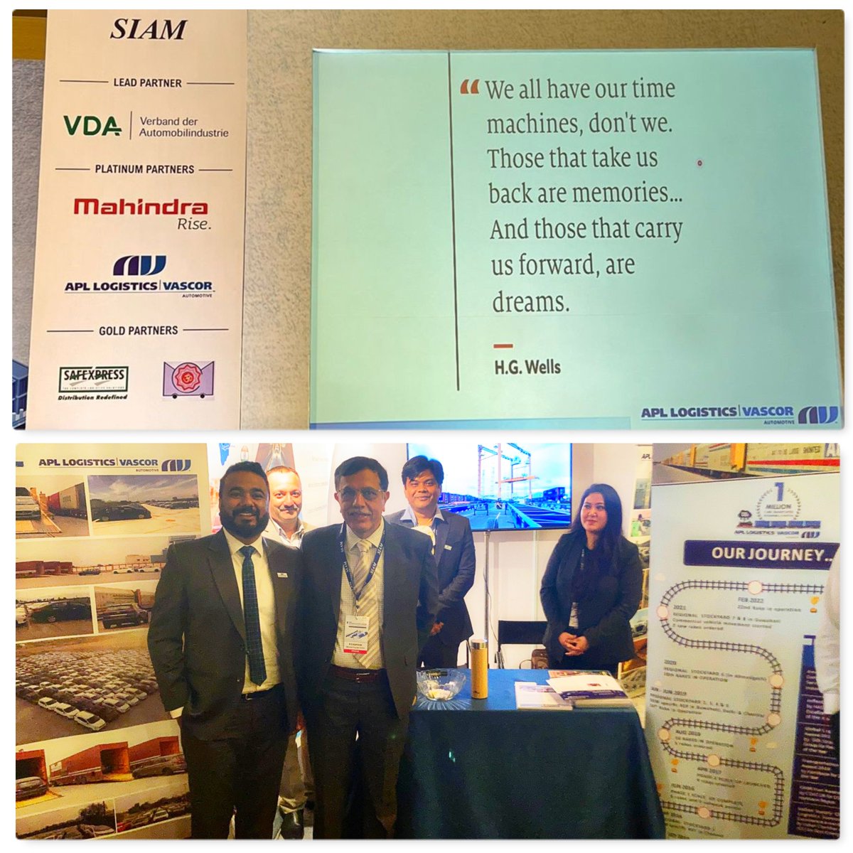 apllvascor's tweet photo. SIAM organized the eighth SIAM Automotive Logistics Conclave on August 18 of which APL Logistics VASCOR Automotive was a proud partner. The conclave on the overall theme of ‘Automotive Logistics: Transitioning towards a Sustainable Future’ saw a sharpened focus on exploring new.. https://t.co/LCMhrCXRnH