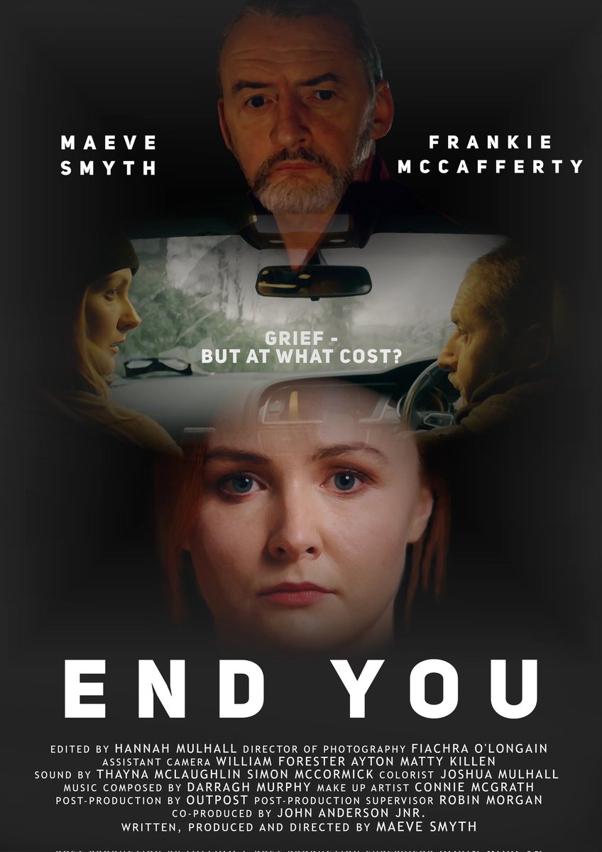 Maeve Smyth (@smythmaeve) on Twitter photo Absolutely thrilled that my debut short film #EndYou will screen at this year's <a href="/IndieCork/">IndieCork Film Festival</a> alongside other fantastic Irish shorts. Can't wait to meet everyone and see it on the big screen @gatecinemas in October! <a href="/outpostpost/">Outpost</a> <a href="/caffe1_frankie/">Frankie McCafferty</a> @mattkillen90 <a href="/ConFXartist/">Connie Craig-McGrath</a> <a href="/thaynamcl/">Thayna Mclaughlin</a> Absolutely thrilled that my debut short film #EndYou will screen at this year's <a href="/IndieCork/">IndieCork Film Festival</a> alongside other fantastic Irish shorts. Can't wait to meet everyone and see it on the big screen @gatecinemas in October! <a href="/outpostpost/">Outpost</a> <a href="/caffe1_frankie/">Frankie McCafferty</a> @mattkillen90 <a href="/ConFXartist/">Connie Craig-McGrath</a> <a href="/thaynamcl/">Thayna Mclaughlin</a>