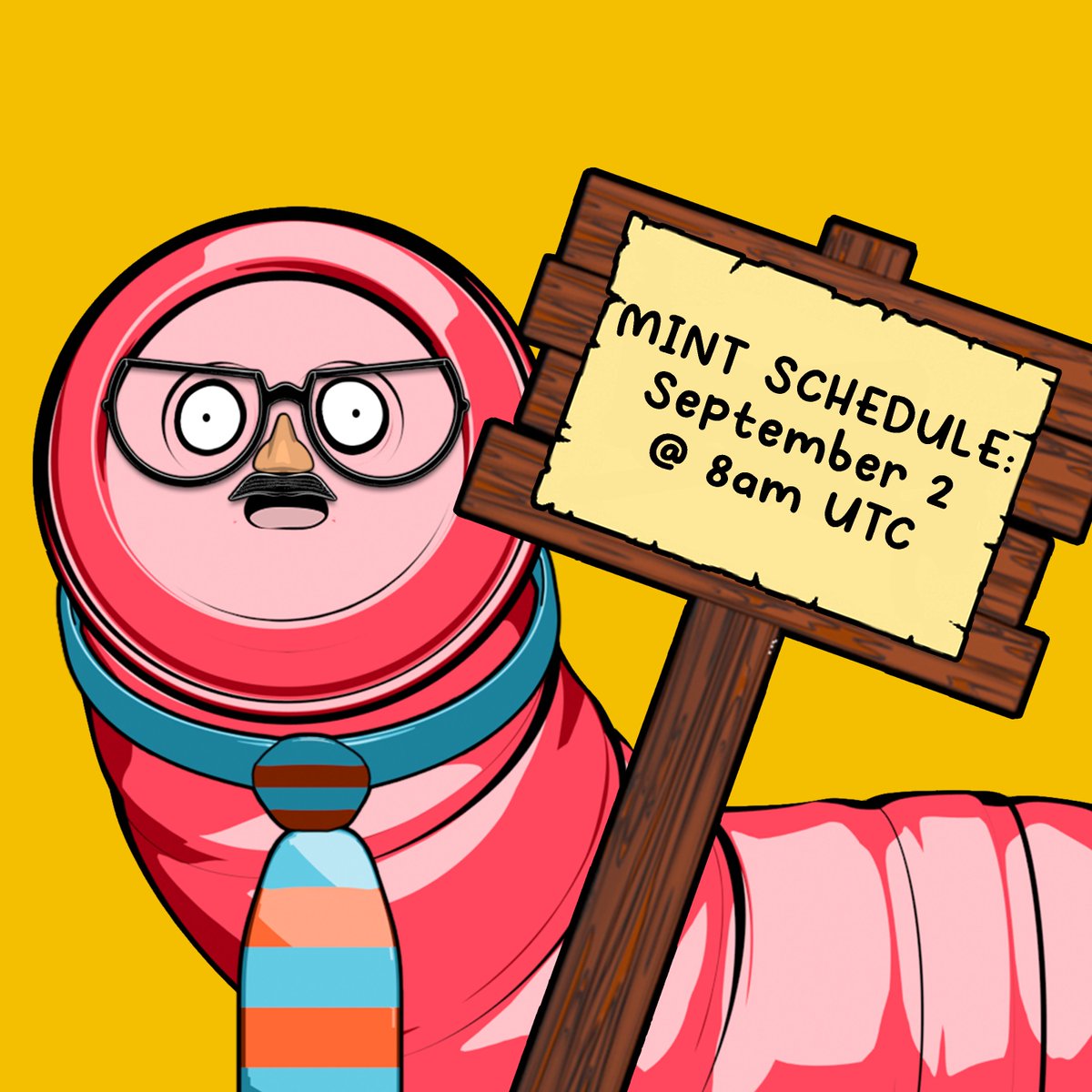wormzzz_nft's tweet image. This gentleworm here has been tasked by the Queen to inform all of you of our new mint schedule.

#NFT #NFTCommunity #FreeMint