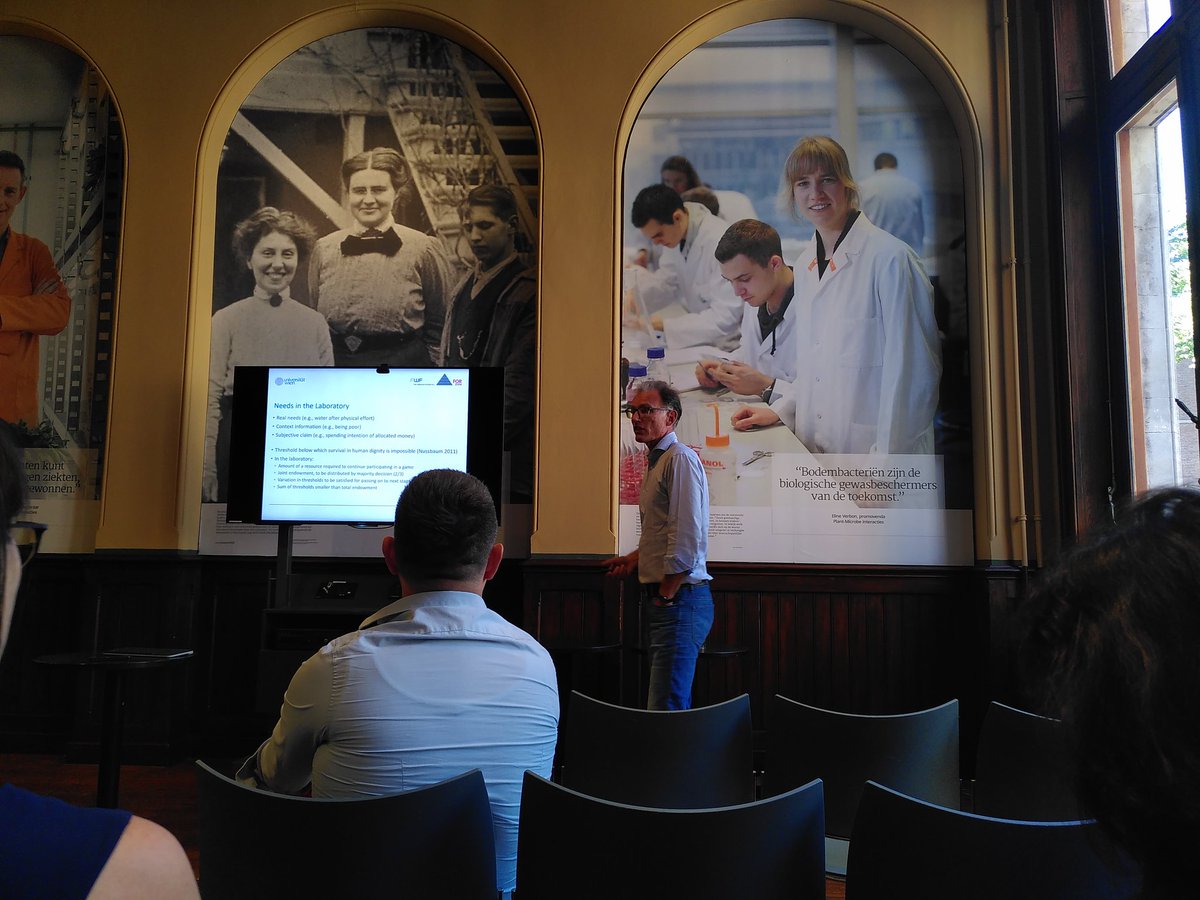 Great presentation on needs vs. wants from prof. Kittel #aces