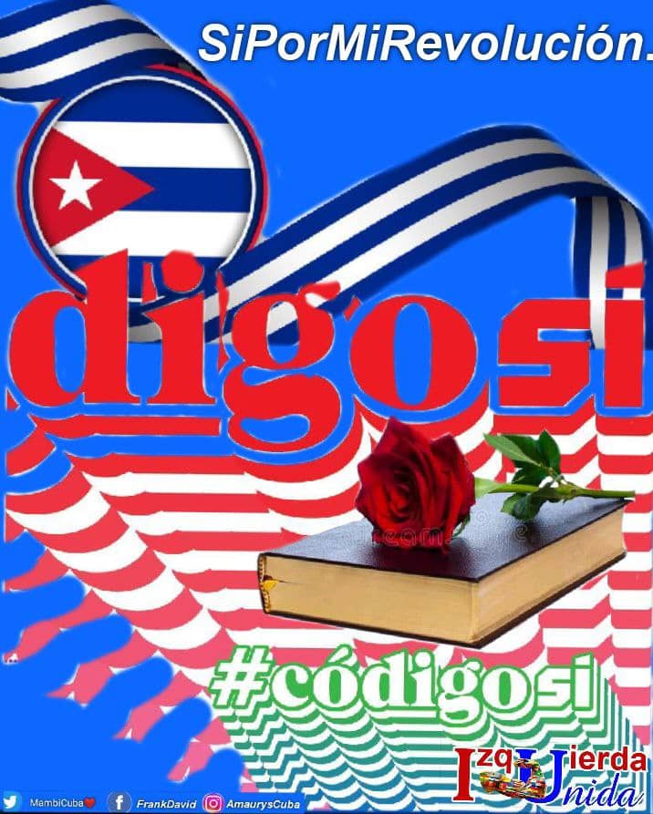 asilveriov's tweet photo. #Cuba, diremos el próximo 25 de septiembre, #CodigoSí, un código lleno de amor y que tiene en cuenta a todas las familias. Te esperamos, el Sí por la revolución @DiazCanelB https://t.co/p45d28bBVh