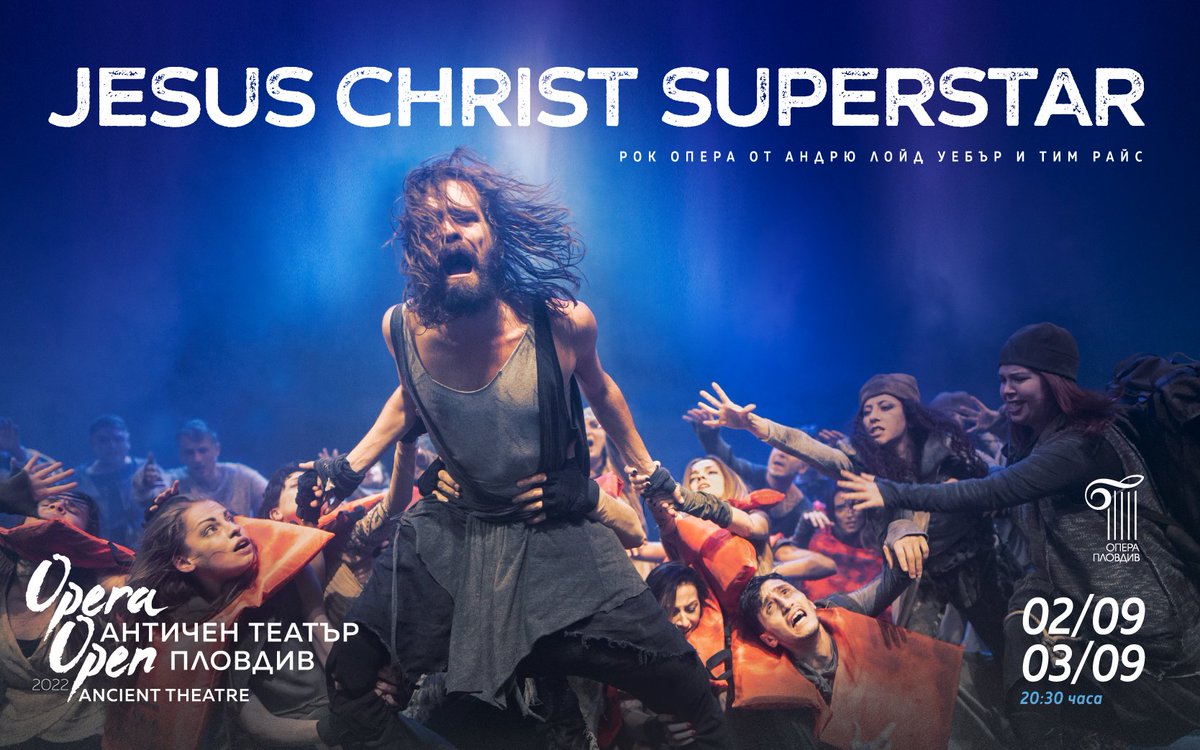 Plovdiv2019's tweet photo. #September βοΈβοΈβοΈ star(t)s like @OperaPlovdiv and the upcoming musical of the #OperaOpen2022 #JESUSCHRISTSUPERSTAR only on 02.09 and 03.09. at the Ancient Theatre #Plovdiv!
βΉοΈ https://t.co/mcjtlATuxj
#together #LegacyProgramme #festivals #opera #scene #stars #September1st https://t.co/8SI8cKBVo7