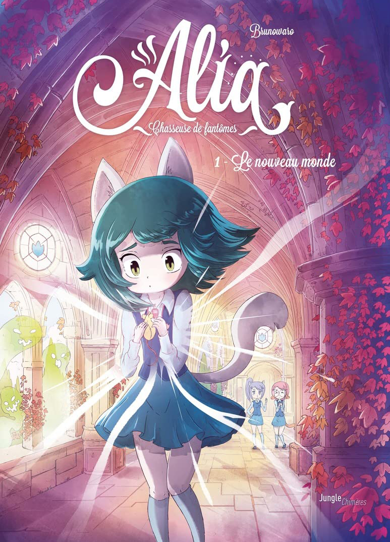 Hello tout le monde, 
Je suis heureux de vous annoncer ma prochaine bd “ Alia la chasseuse de fantômes''. 
Elle sortira le 29 septembre chez @jungle édition. 
Au scénario : la talentueuse @Elsabrodier et moi-même
À la couleur : la topissime <a href="/ilaria/">Ilaria</a>.
Au dessin  moi.
A bientot.