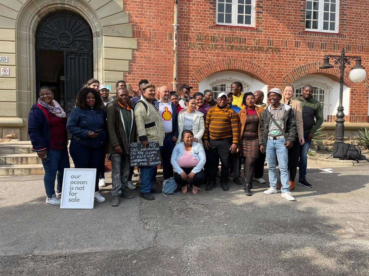 Press release: Communities celebrate as Court sets aside Shell’s exploration right off the Wild Coast of South Africa ✊🌿🐟

Thank you to the communities and partner NGOs for their incredible commitment to this case. 

naturaljustice.org/press-release-…