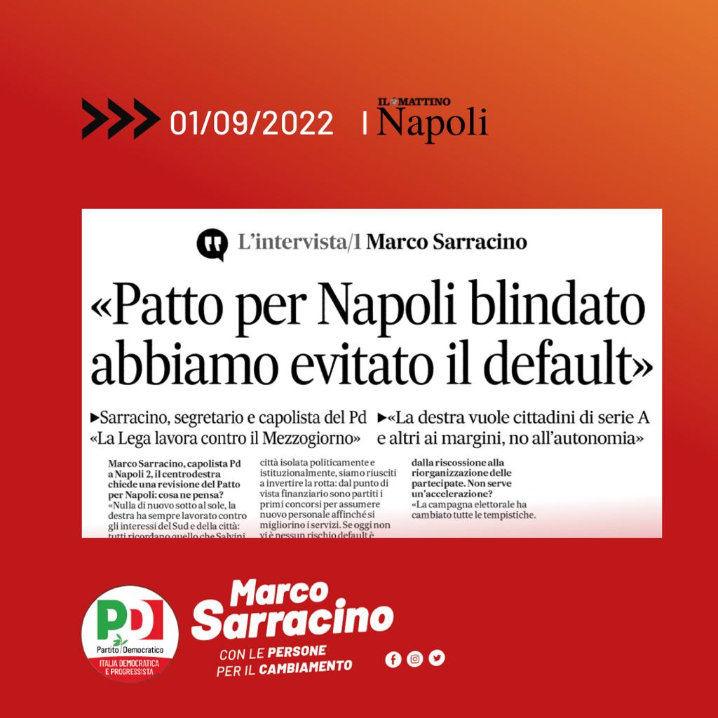 Marco_Sarra's tweet photo. Difenderemo il Patto per Napoli. La destra vuole aumentare le diseguaglianze sociali e territoriali. Il @pdnetwork combatterà per maggiori tutele e più diritti. Ne parlo oggi per @mattinodinapoli #iovotopd #ElezioniPolitiche2022 https://t.co/7OsDvNtVNU