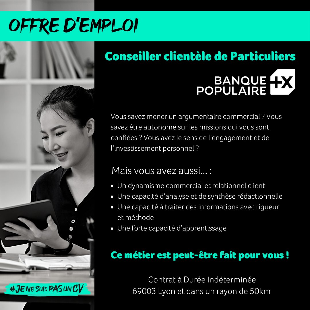 [OFFRE D'EMPLOI]

Vous n'aviez jamais pensé à ce métier et pourtant, en fonction de vos compétences et non de votre CV, il est peut-être fait pour vous !

Postulez ici : app.erhgo.fr/jobs/R-23770

#emploi #offre #job #jenesuispasuncv #travail #compétence