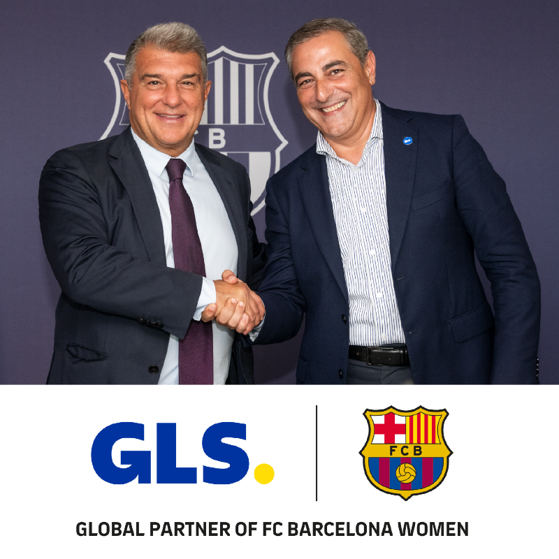GLS_Spain's tweet photo. ⚽️📦 Valores compartidos con el @FCBfemeni 
"Sus jugadoras reflejan la dedicación, las ganas de superarse y el trabajo en equipo, unos valores que también nos representan como compañía".

@donceluis, General Manager de #GLSSpain.