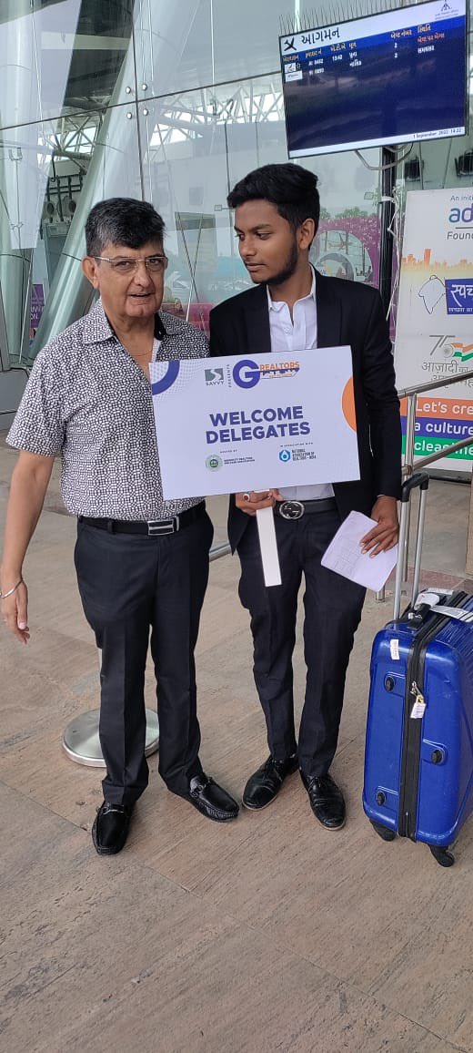 realtors_of's tweet photo. Our honorable President Shri DARSHAN CHAWLA reached Gandhinagar for attending NAR India City Convention and GB Meeting.
#PROPAssociation #PROPWA #NARINDIA #growbusiness #propmember #oppurtunity #networking #narmembership
#propsilvermembership #togetherwecangrow https://t.co/vXldLqqLpT