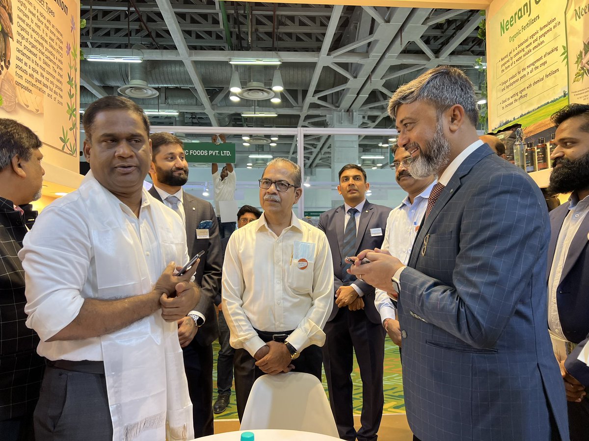 sifco_ltd's tweet photo. Today our stall @biofachind inaugurated by Dr. M. Angamuthu, IAS, Chairman @APEDADOC Mr. @mayanksiparihar, COO @sifco_ltd was present &amp; welcome chief guest. We are committed 2 provide best of organic solutions coming directly from #Sikkim,the only organic state of India.@IFFCO_PR https://t.co/ySrAPJeJq8
