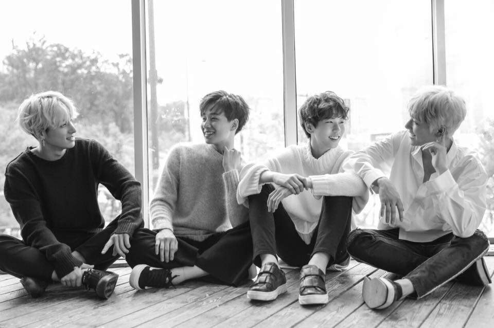 BAE173_intl's tweet photo. IM debuted at music bank on september 1st 2017 with Sad Story 🥺 they later released the mv on 6th september. They were a 4 member idol group consisting of Hangyul, Kijoong, Giseok and Taeeun. IM was initially part of an idol band IM66 that was going to debut too https://t.co/hKLMK7GBgR
