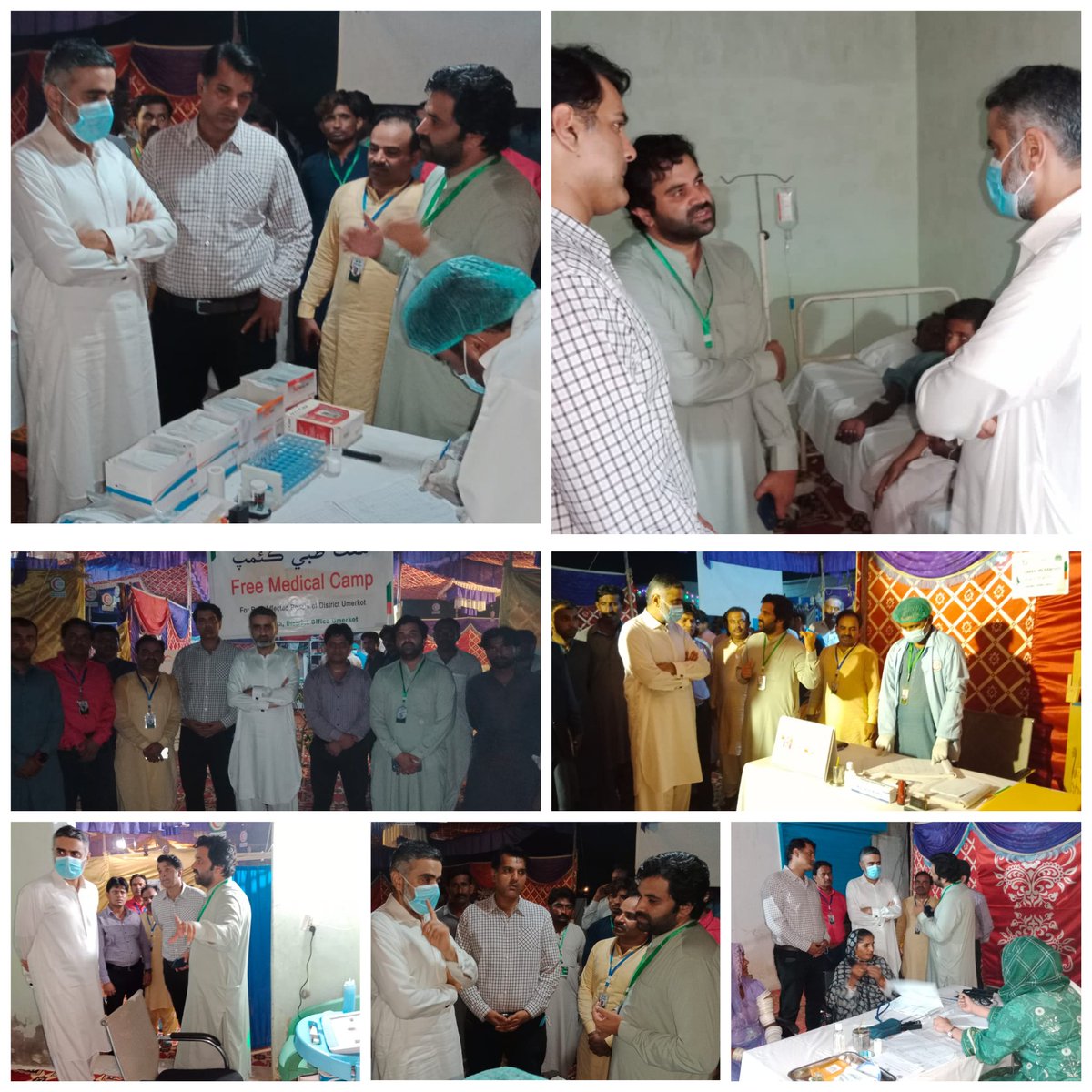 M_ibrahim_K786's tweet photo. CEO PPHI visited the first ever fully functional improvised 24/7 HF to cope up the catastrophic effects of rain and flood waters in District UMERKOT. 
On the directions of CEO PPHI, UMERKOT team established this fully functional HF in the tent city established at Chachro road ukt https://t.co/4ZayqKb4E1