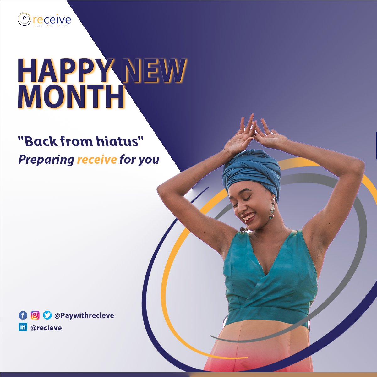 paywithReceive's tweet photo. Happy new month 🥳. September shall be a month to remember for all. 
Have a great month ahead 😊.
#September1st #newmonth #comingsoon https://t.co/Q7JH4QQz0W