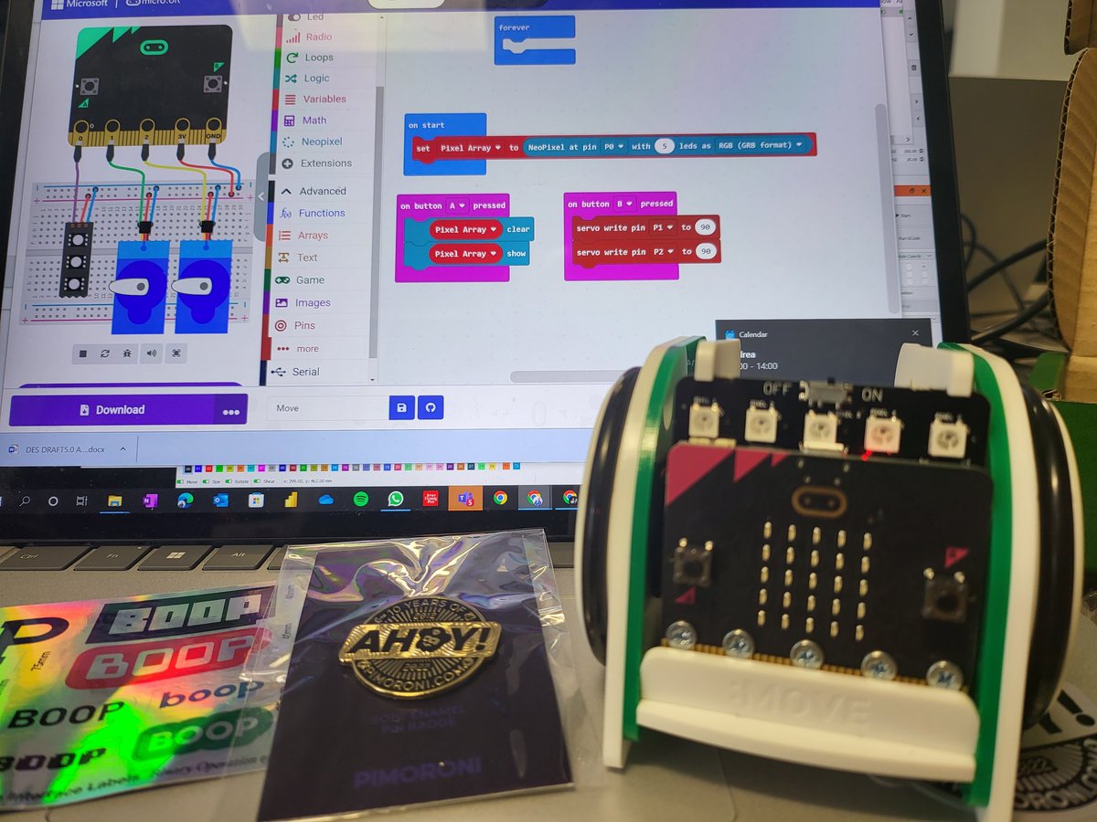 JerseyITGuy's tweet photo. 15 @microbit_edu #MoveMini's have arrived! Ready for the new term and some @DigitalJersey @Jerseycoders on the road sessions in schools, thanks to @skills_jersey support. #coding #makerspace https://t.co/GEmX96s0Yp